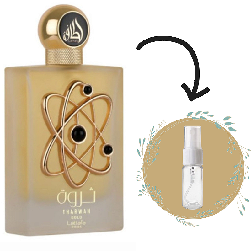 Decante Tharwah Gold Eau de Parfum Árabe Feminino