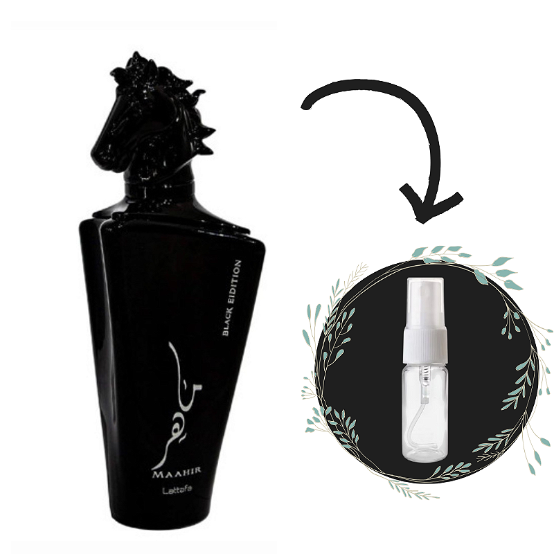 Decante Maahir Black Eau de Parfum Árabe Masculino