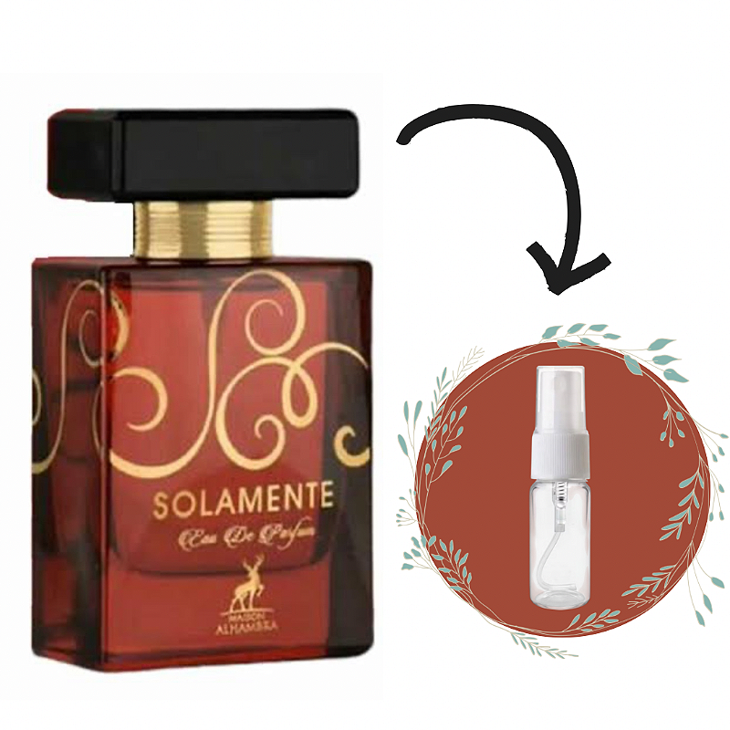 Decante Solamente Eau de Parfum Árabe Feminino