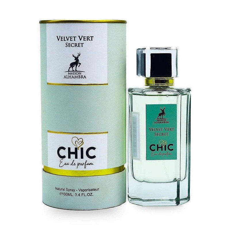 Chic Velvet Vert Secret Maison Alhambra Eau de Parfum 100 ml Perfume Árabe Feminino