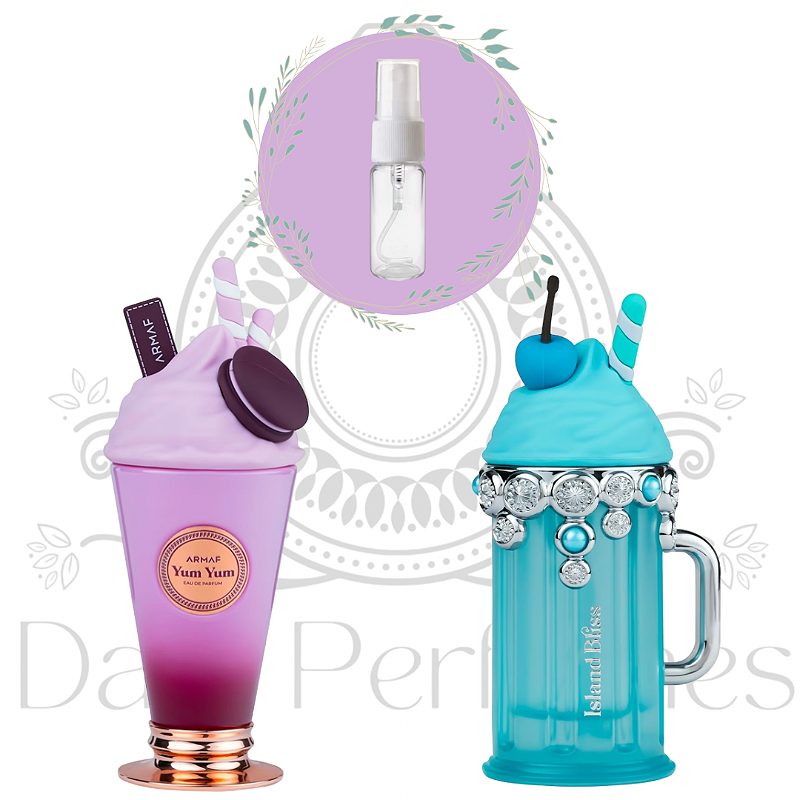 Kit Milkshake Armaf : 5 ml Yum Yum + 5 ml Island Bliss - Feminino