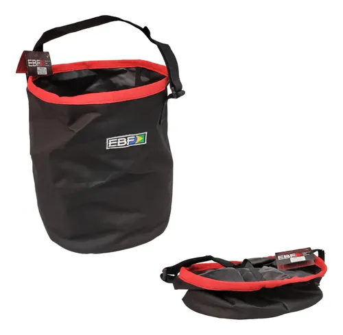 Balde De Pesca Dobrável 45cm - Prático Para Transporte E Armazenamento