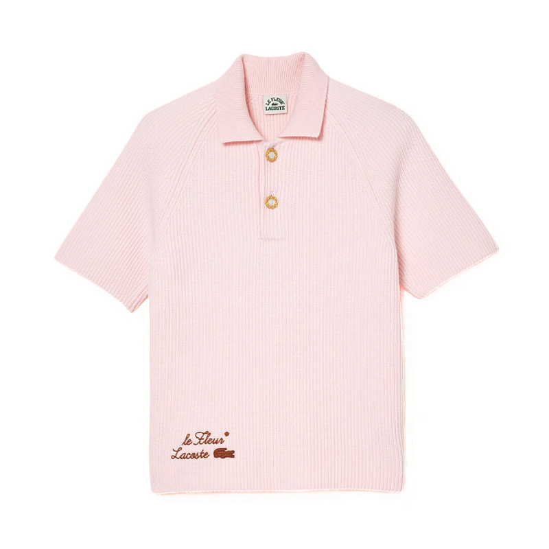 LACOSTE X GOLF LE FLEUR Polo Rosa NOVO Pineapple Co. 100 Autentico Itens Exclusivos e Limitados