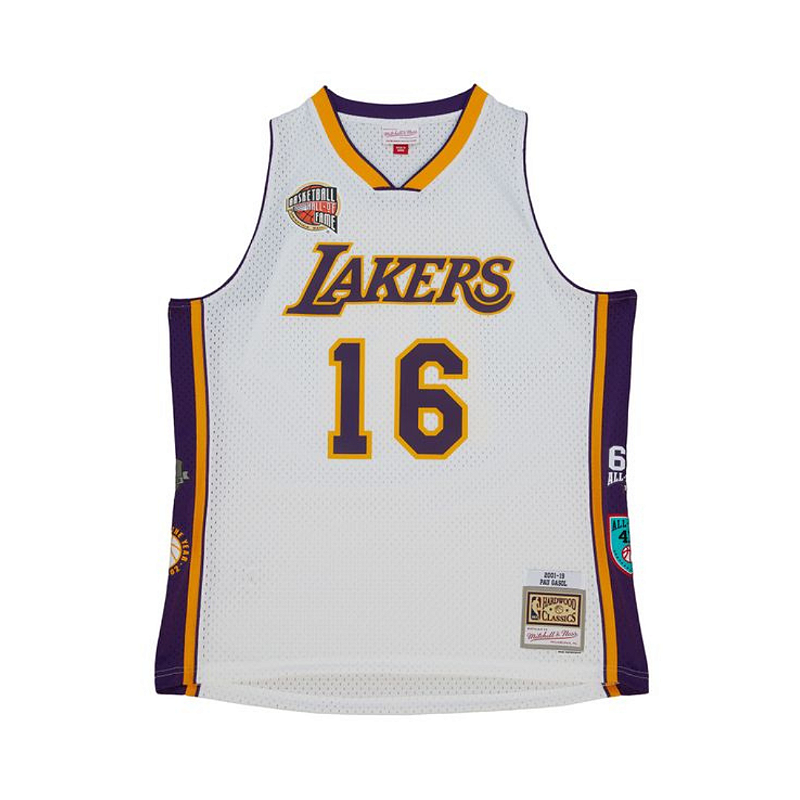MITCHELL & NESS - Regata Jersey Los Angeles Lakers Pau Gasol