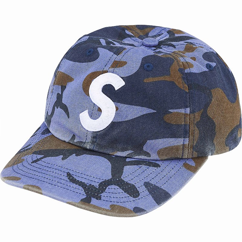 SUPREME - Boné 6-Panel Pigment Coated S Logo SS25 