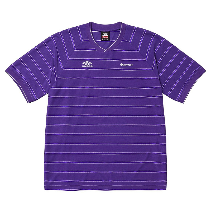 Supreme × Umbro Stripe Soccer Jersey L SUPREME X UMBRO - Camiseta Jersey Stripe Soccer 
