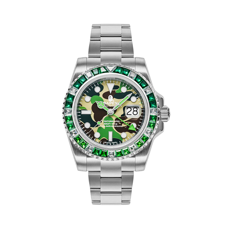BAPE SEIKO ストップウォッチ　エイプ　Nigo abcカモ　BAPEX BAPE SEIKO ストップウォッチ エイプ Nigo abcカモ BAPEX SEIKO | bape.com