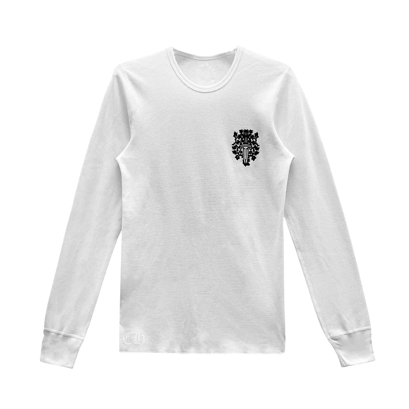CHROME HEARTS - Camiseta Manga Longa Thermal Dagger 