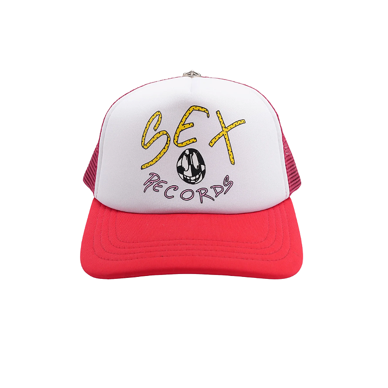 y*a様 100％正規品 CHROME HEARTS SEX RECORDS パ CHROME HEARTS - Boné Matty Boy Sex Records Trucker 