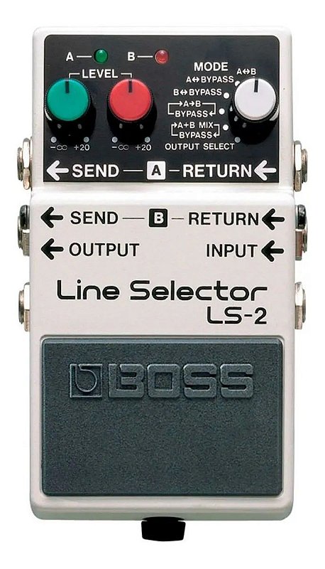 Pedal Boss Guitarra Ls-2 Line Selector A/B Box Loop Ls2 - Music