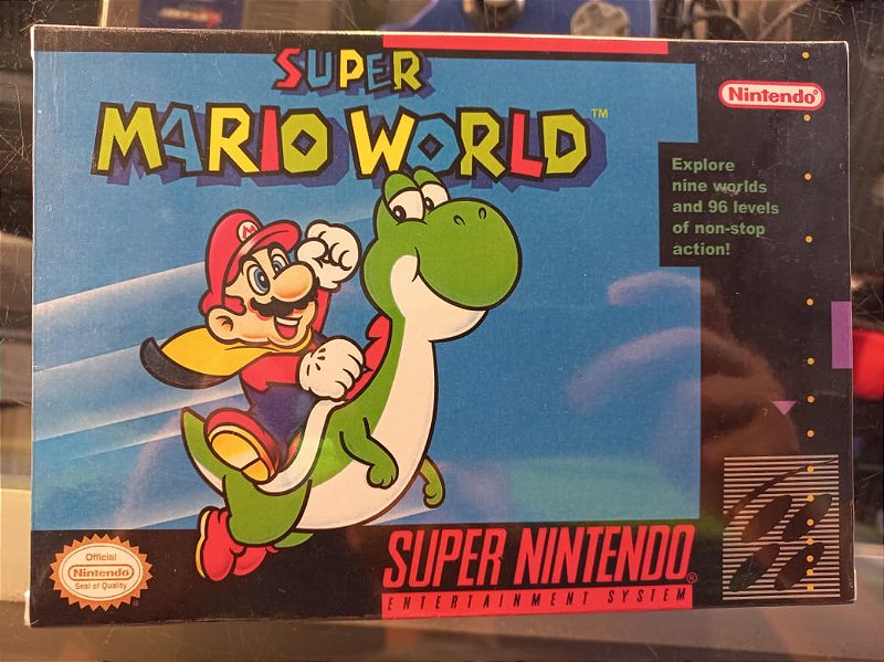 Jogo Super Mario World - Super Nintendo - Space Tech's Store