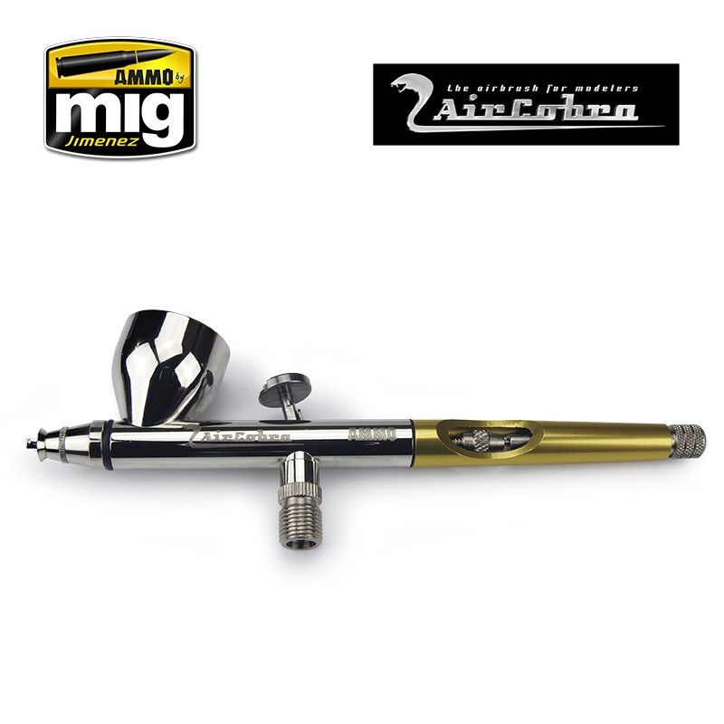 AMMO AIR COBRA エアブラシ　0.3 新品 Aerógrafo Aircobra - AMMO (0,3mm) - Sua loja de pintura!