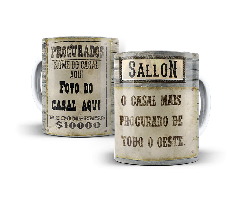 CANECA NAMORADOS CASAL HEROIS