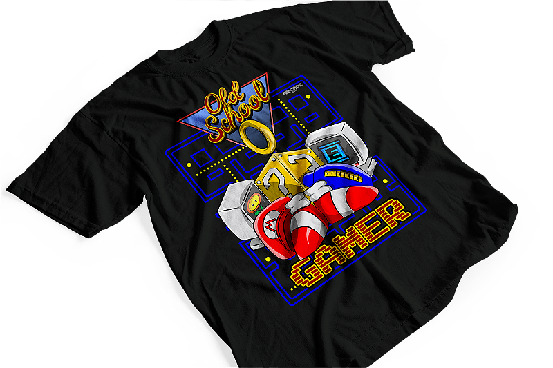 Camiseta Gamer old School #438 ARCADE GEEK