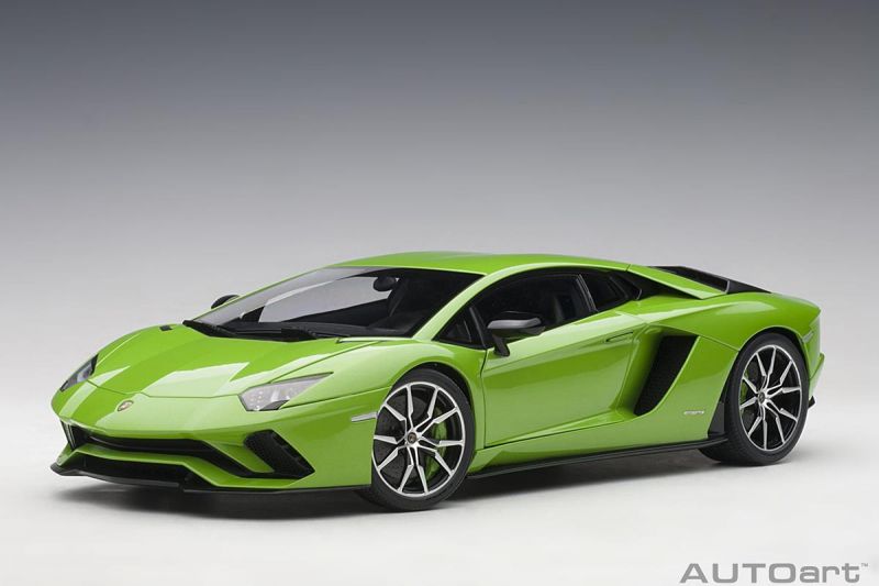 ミニカー Autoart 1/18 Lamborghini Aventador S Lamborghini Aventador S 1:18 Autoart Verde - 20 anos! Loja on-line