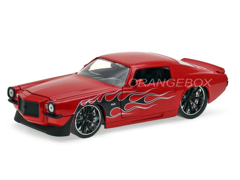 Jada 1:24 Chevrolet Chevelle SS 1971 &ndash; Candy Red &ndash; Serie Bigtime Muscle &ndash; Modellino Diecast