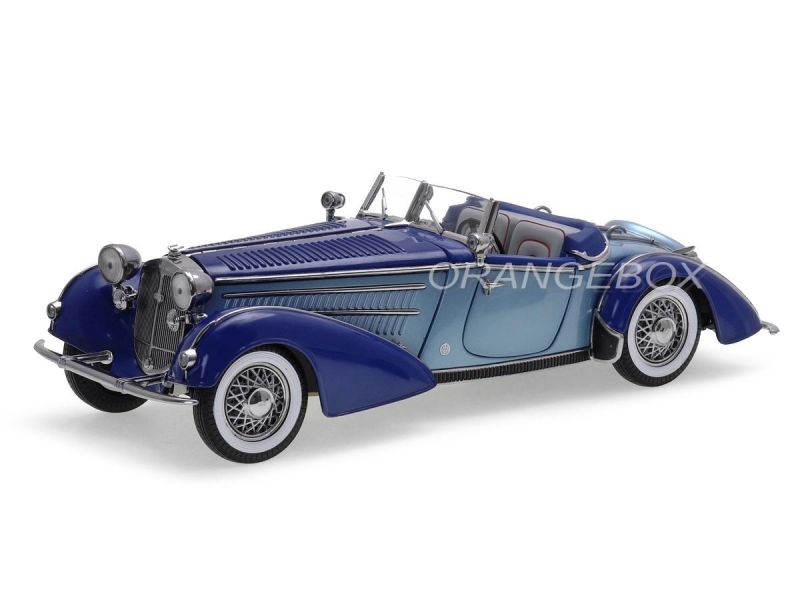 Horch 855 Roadster 1939 Sunstar 1:18 Azul - 17 anos! Loja on-line