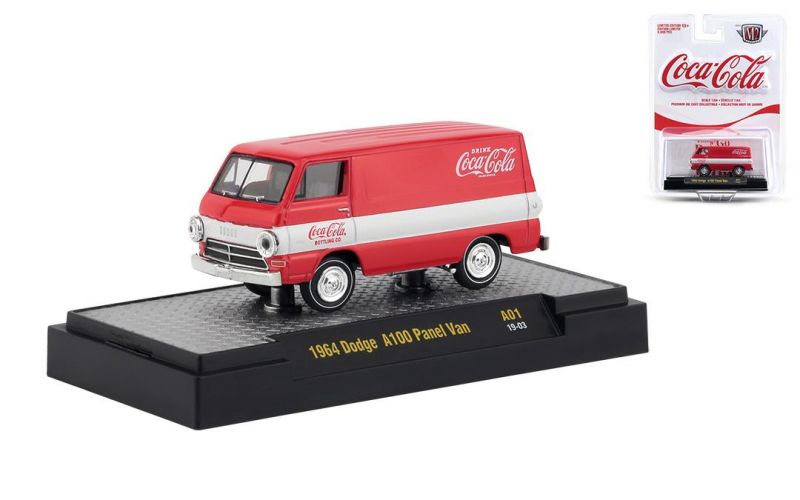 Miniatura Caminhão Dodge L600 Coe + Van 64 Coca Cola M2 1/64 - Ri Happy