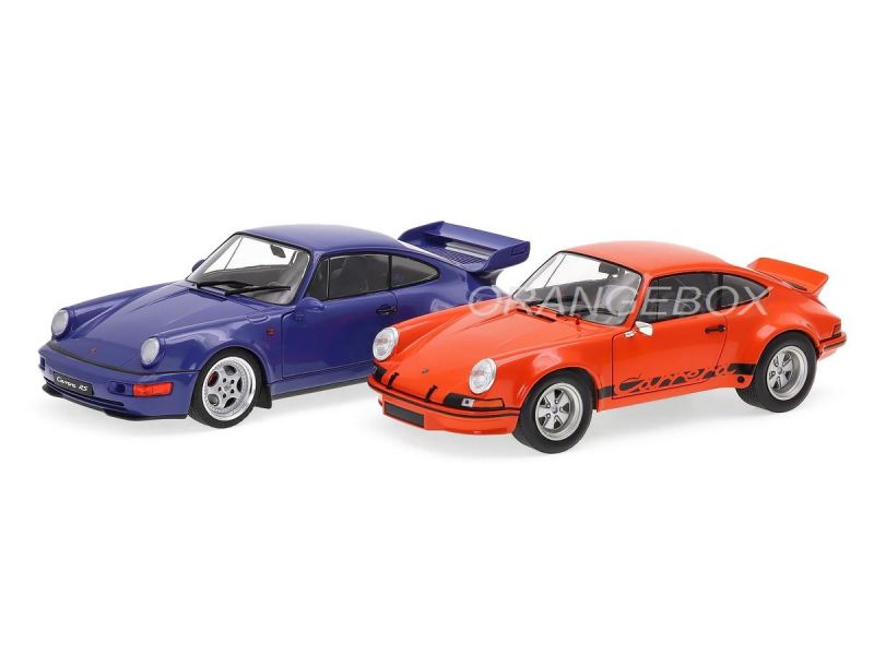 Pack Porsche 911 Carrera RSR + Porsche 911 Carrera RS (964) 1:18