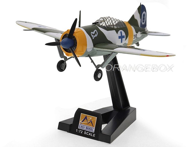 Avião F2A/M3339 Finnish Air Force 1:72 Easy Model - 20 anos! Loja