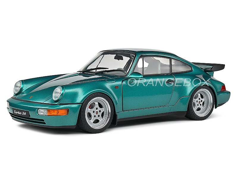 1/18ポルシェ964turbo Porsche 911 (964) Turbo 1991 1:18 Solido Verde - 19 anos! Loja on