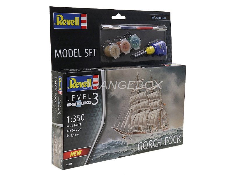 Model Set Barco Gorch Fock 1:350 Revell - 20 anos! Loja on-line de ...