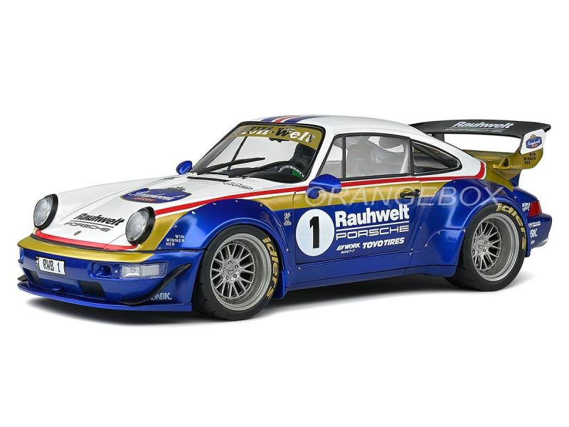 Porsche RWB 964 Rauhwelt 2022 1:18 Solido - 17 anos! Loja on-line