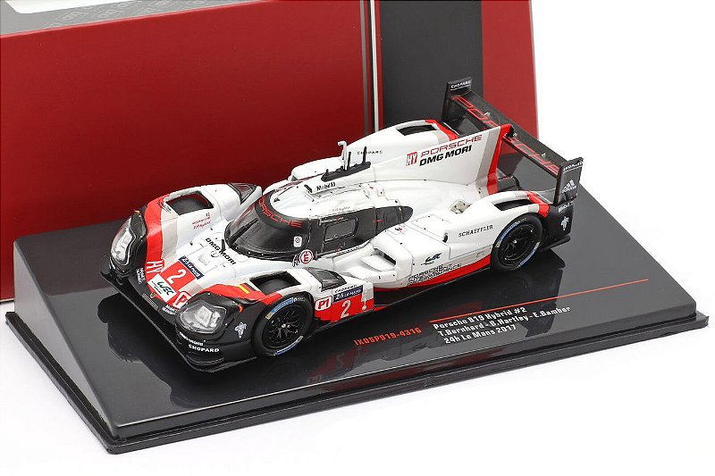 ミニカー 1/43 Porsche 919 Hybrid Tribute Evo. Porsche 919 Hybrid Campeão 24 Horas LeMans 2017 1:43 Ixo
