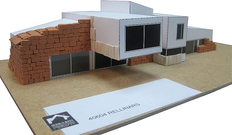  MODELO HOUSE VILLA MODERN RELLINARS. DOMUS KITS 40604 KIT DE  CONSTRUCCIÓN por Domus Kits : Arte y Manualidades
