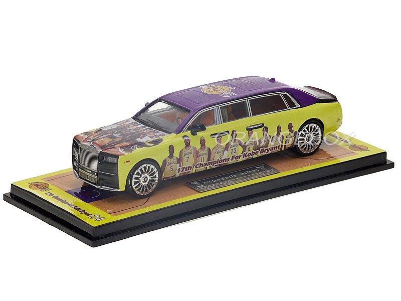 ミニカー 1/64 Rolls Royce Phantom 1/64 Rolls-Royce RR Phantom VIII Los Angeles Lakers 1:64 SmallCarArt