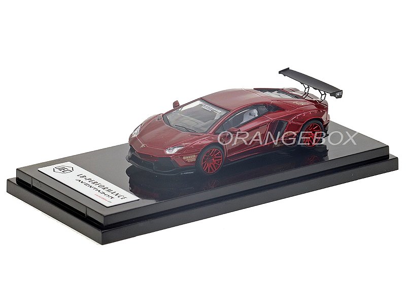 Lamborghini Aventador LP700-4 LB Works 1:64 JEC Vermelho - 20 anos