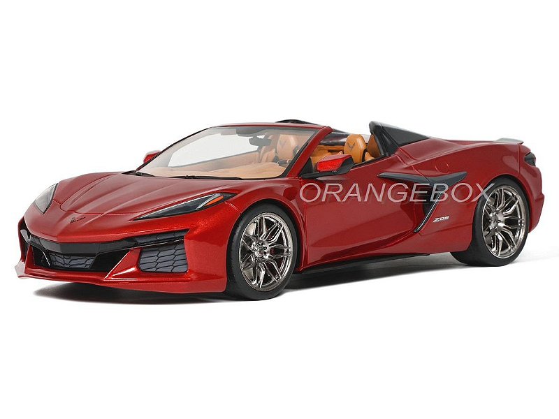 Chevrolet Corvette C8 convertible 2022 1:18 GT Spirit Vermelho