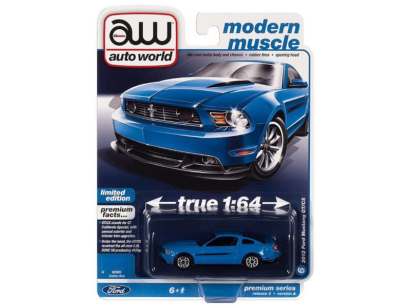 Mustang GT/CS 2012 Release 3A 2022 1:64 Autoworld Premium - 20