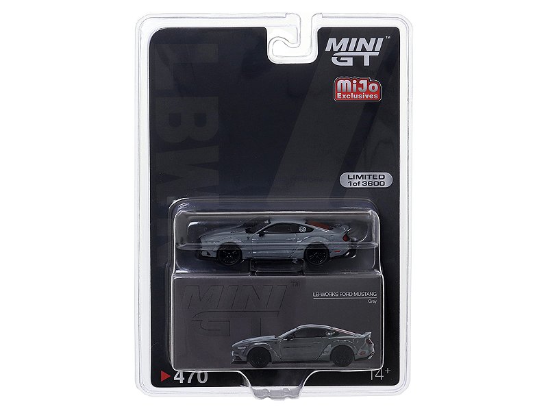 Ford Mustang GT LB Works 1:64 Mini GT Exclusive USA - 20 anos