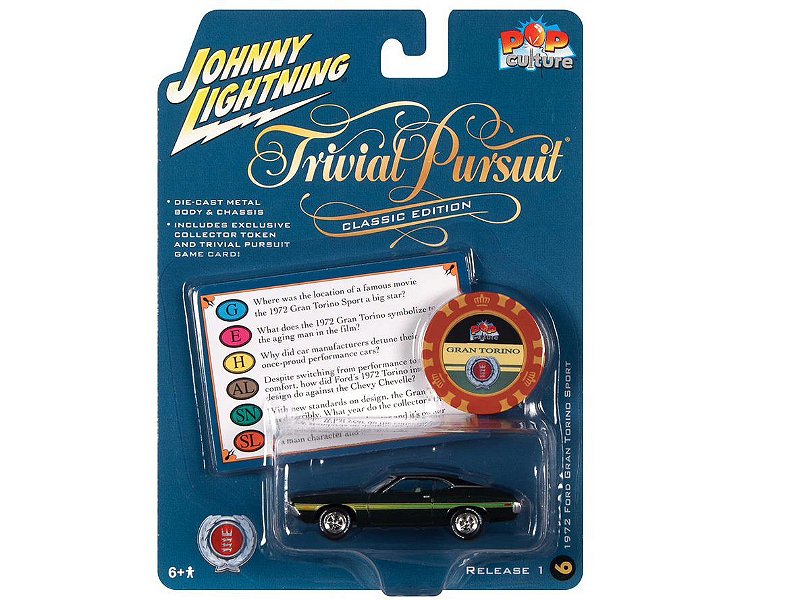 Ford Gran Torino Sport 1972 Trivial Pursuit Release 1 2022 1:64