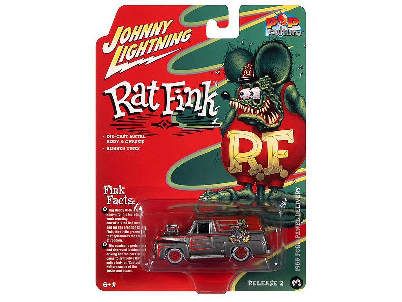 Ford Panel Rat Fink 1955 Release 2 2022 1:64 Johnny Lightning Pop