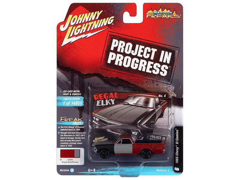 Chevrolet El Camino 1966 Release 4A 2021 1:64 Johnny Lightning Street ...