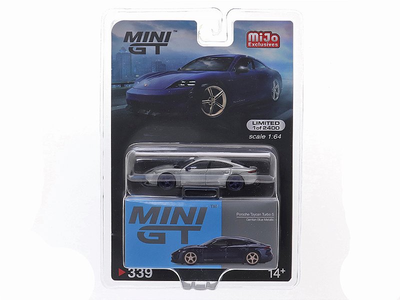 CHASE Porsche Taycan Turbo S 1:64 Mini GT Exclusive USA - 20 anos