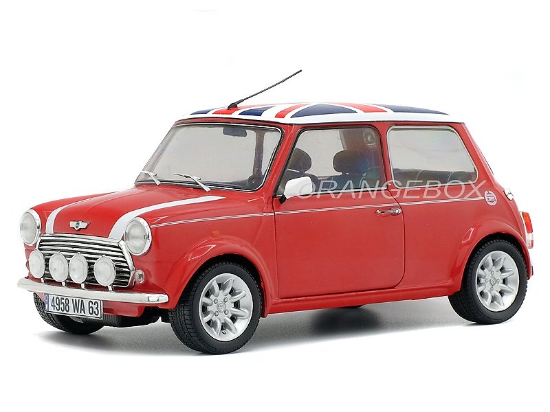 Mini Cooper 1.3i Sport 1997 1:18 Solido Bandeira Inglesa - 20 anos