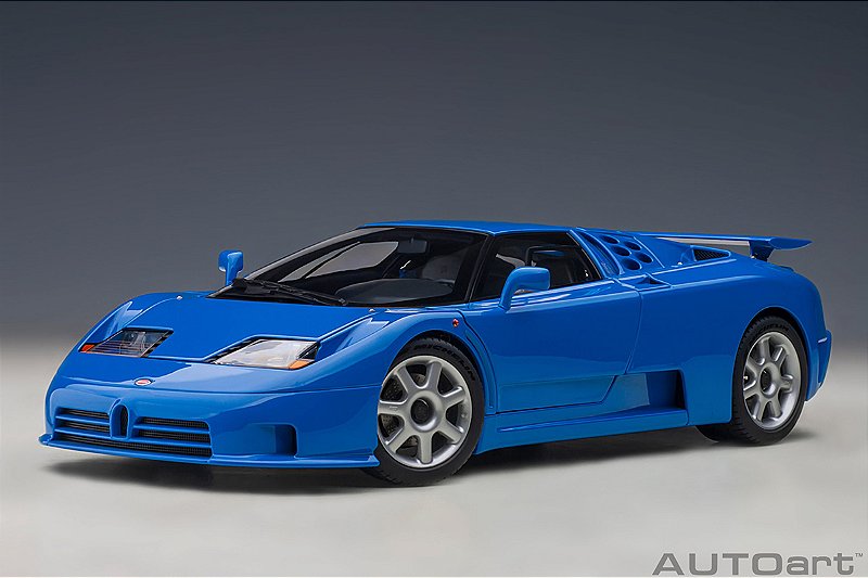 1/18 ブガティEB110 Bugatti EB110 SS 1:18 Autoart Azul - 20 anos! Loja on-line de