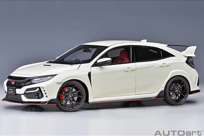 Honda Civic Type R (FK8) 2021 1:18 Autoart Branco - 20 anos! Loja