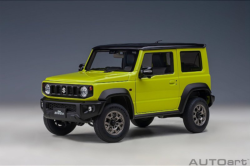Suzuki Jimny Sierra (JB74) 1:18 Autoart Amarelo - 20 anos! Loja on