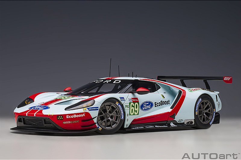 Ford GT GTE Pro 24 Horas Lemans 2019 1:18 Autoart Gulf - 20 anos