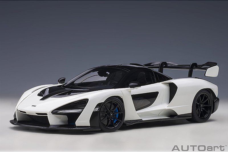 McLaren Senna 1:18 Autoart Branco - 20 anos! Loja on-line de