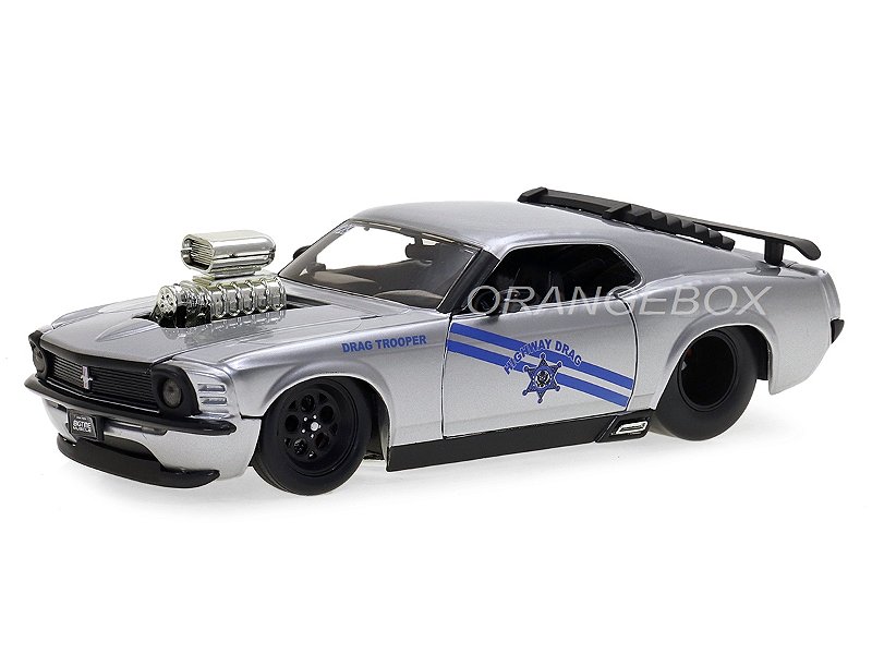 Ford Mustang Boss 429 1970 Highway Drag Jada Toys 1:24 - 20 anos