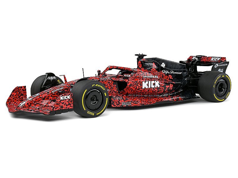 Fórmula 1 Alfa Romeo F1 Team Art Car 2023 1:18 Solido - 19 anos