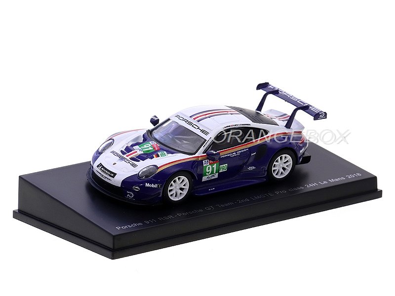 Porsche 911 RSR LMGTE 24 Horas Le Mans 2018 1:64 Spark - 20 anos