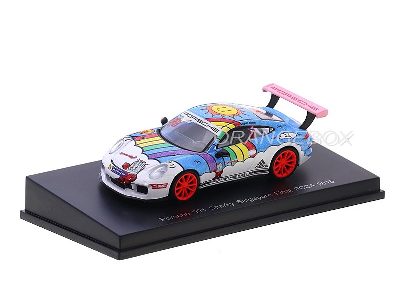 Porsche 911 991 Singapore PCCA 2015 1:64 Spark - 20 anos! Loja on
