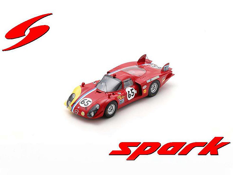 Alfa Romeu 33/2 24 Horas Le Mans 1968 1:18 Spark - 20 anos! Loja