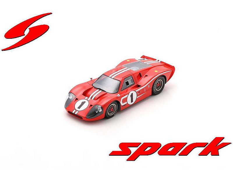 Ford Mk IV Winner 24 Horas Le Mans 1967 1:18 Spark - 20 anos! Loja